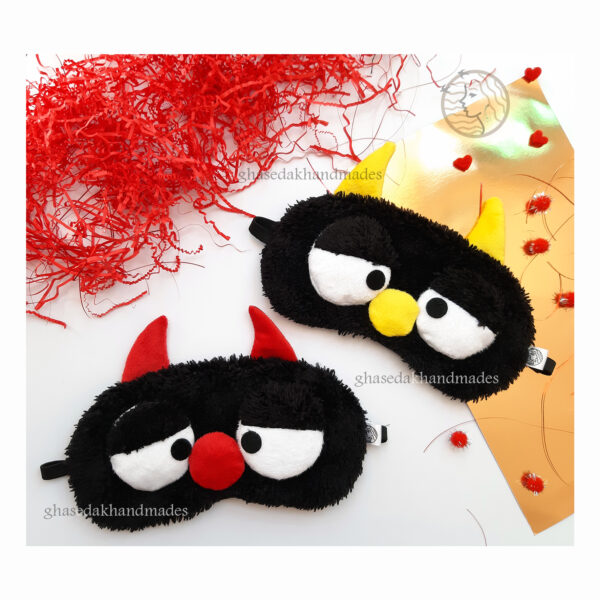 چشم بند خواب طرح پشمک میرزا