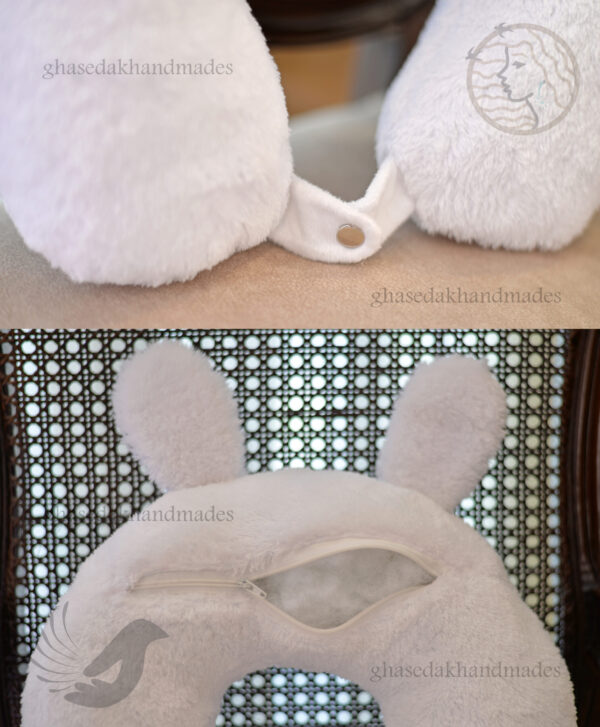 بالشت دور گردنی فانتزی طرح خرگوشک