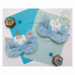 چشم بند خواب طرح تکشاخ 3