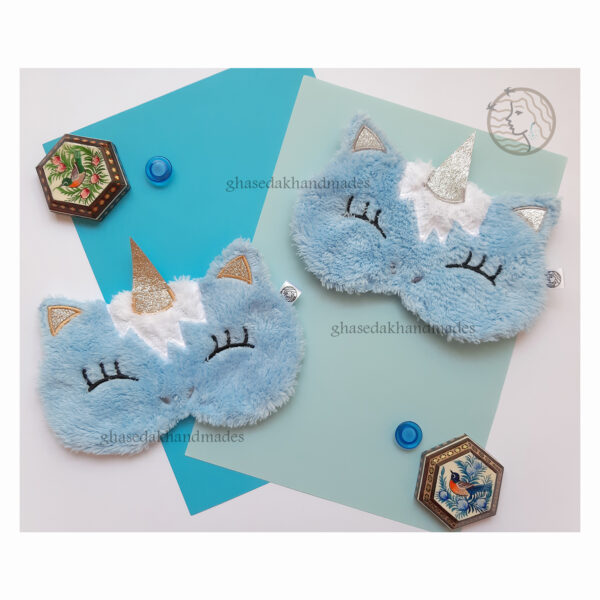 چشم بند خواب طرح تکشاخ 3