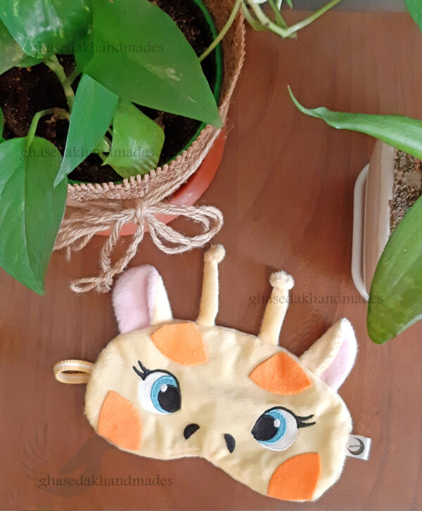 چشمبند فانتزی خواب طرح زرافه