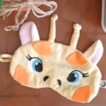 چشمبند فانتزی خواب طرح زرافه