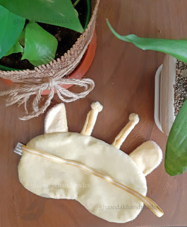 چشمبند فانتزی خواب طرح زرافه