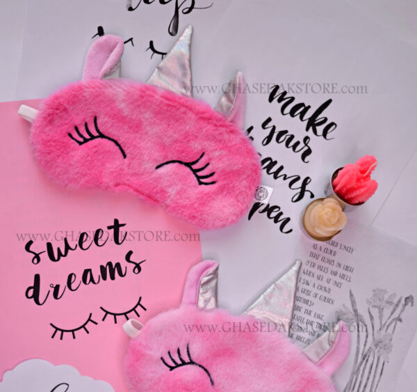 چشم بند خواب مدل تکشاخ آبرنگی