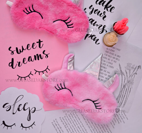 چشم بند خواب مدل تکشاخ آبرنگی