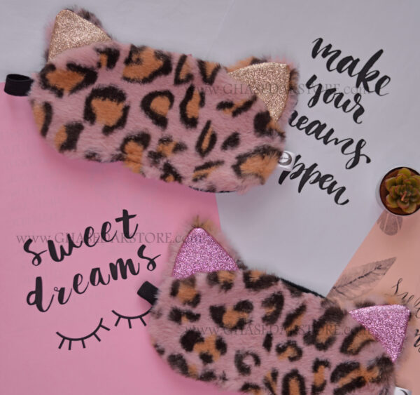 چشم بند دل لونا مدل طرح پلنگی