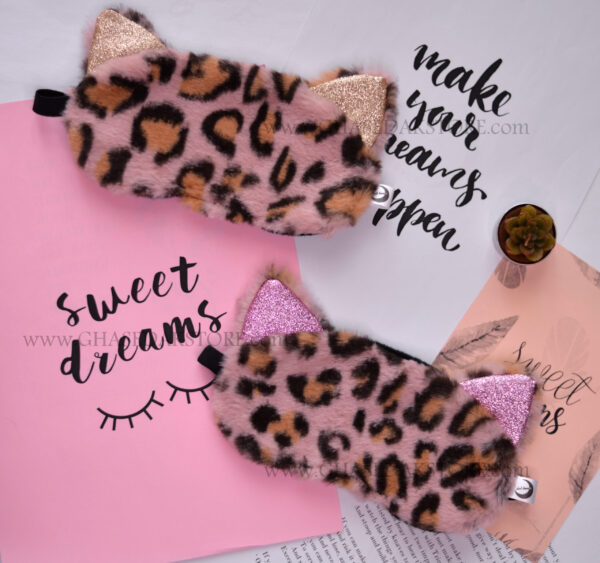 چشم بند دل لونا مدل طرح پلنگی