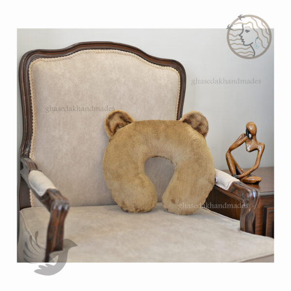 بالشت دور گردنی ساده طرح خرس نرمک