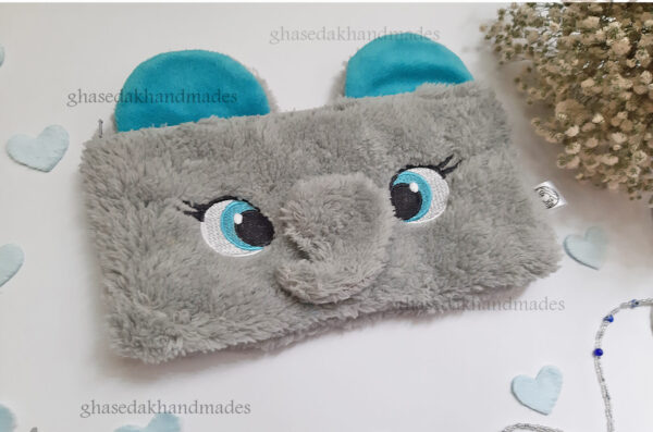 جامدادی و کیف لوازم شخصی فانتزی عروسکی طرح فیل